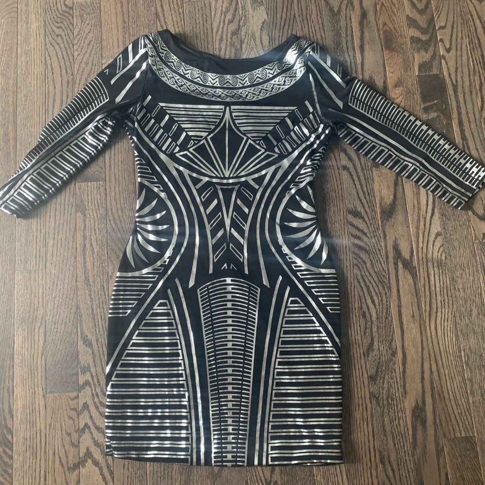 Arden B black and silver dress
